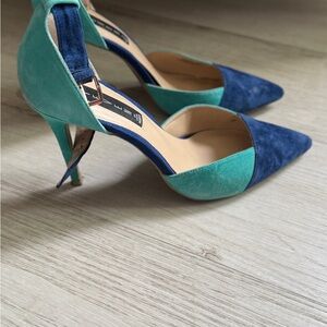 Steve Madden Elegant Blue and Green Women's Heels